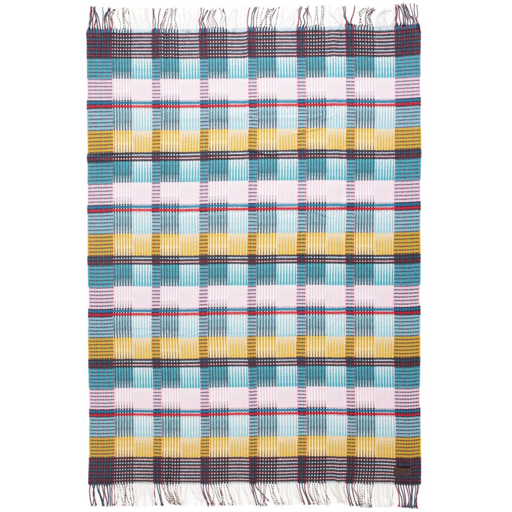 Плед Rossi Paint, молочно-бирюзовый / Миниатюра WWW (1000)