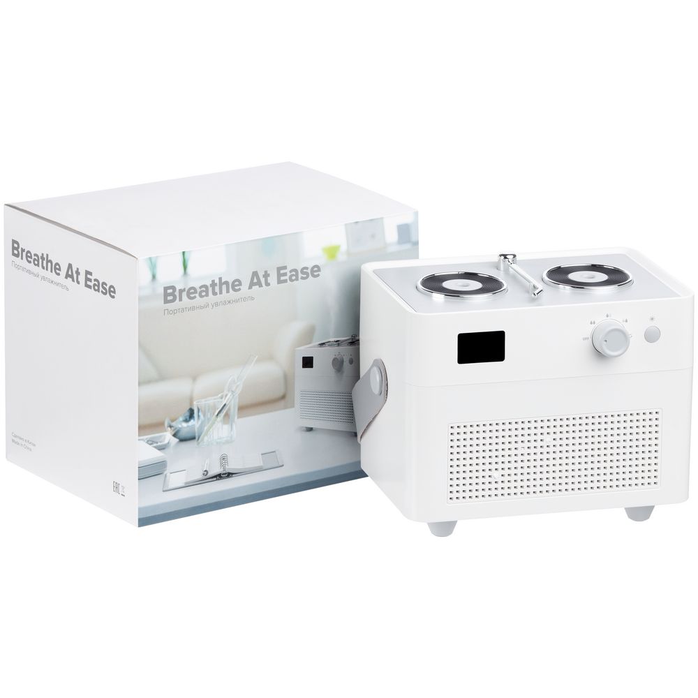 Переносной увлажнитель-ароматизатор с подсветкой Breathe at Ease, белый / Миниатюра WWW (1000)
