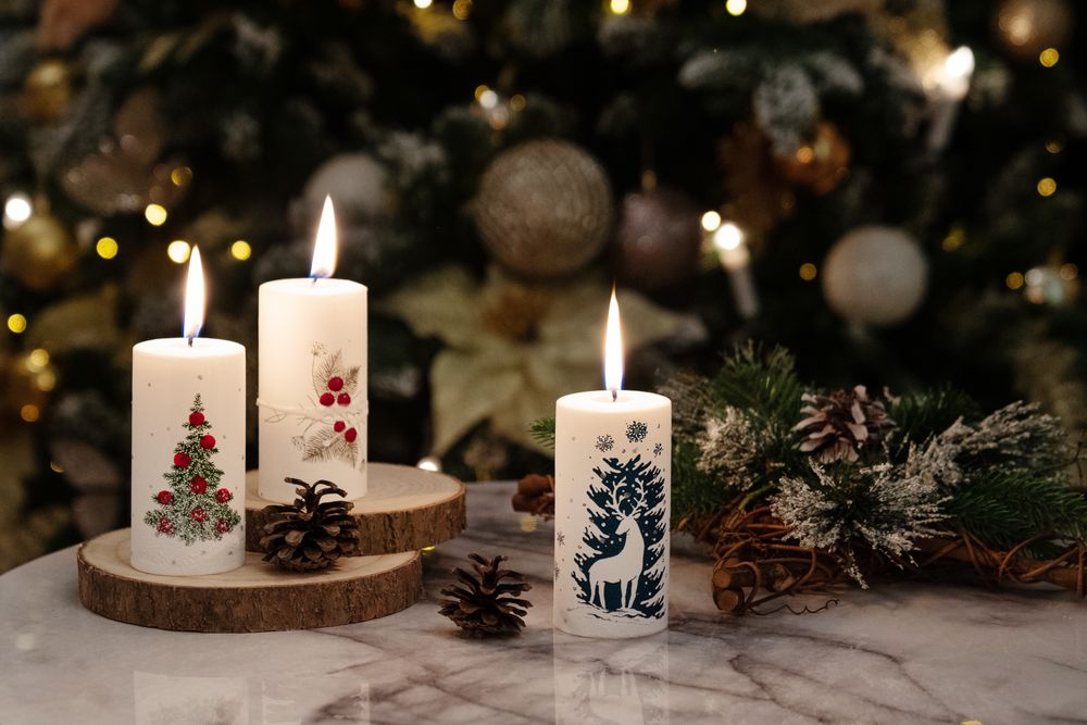 Свеча Magic Forest Deer / Миниатюра WWW (1000)