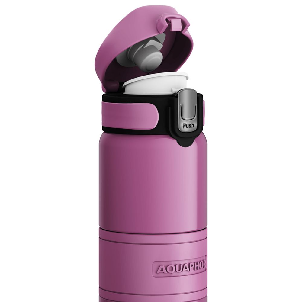 Термобутылка «Аквафор», розовая / Миниатюра WWW (1000)