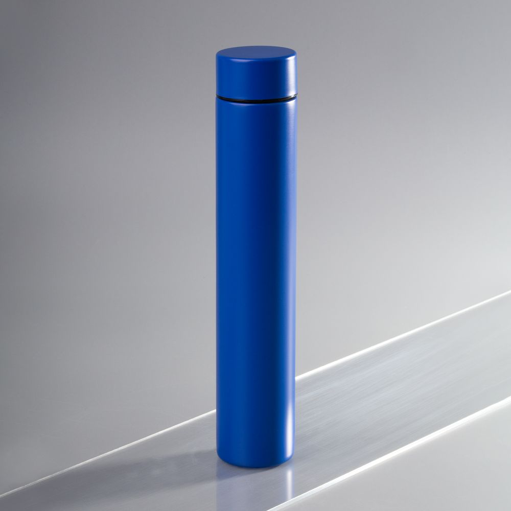 Термобутылка Metropolis, синяя / Миниатюра WWW (1000)