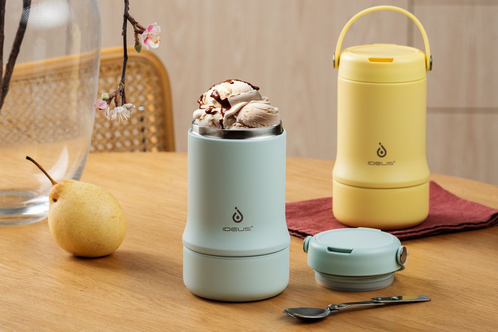 Термос для еды Tabenodo, голубой / Миниатюра WWW (1000)