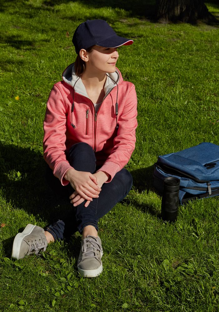 Толстовка женская Parkwick красный меланж / Миниатюра WWW (1000)