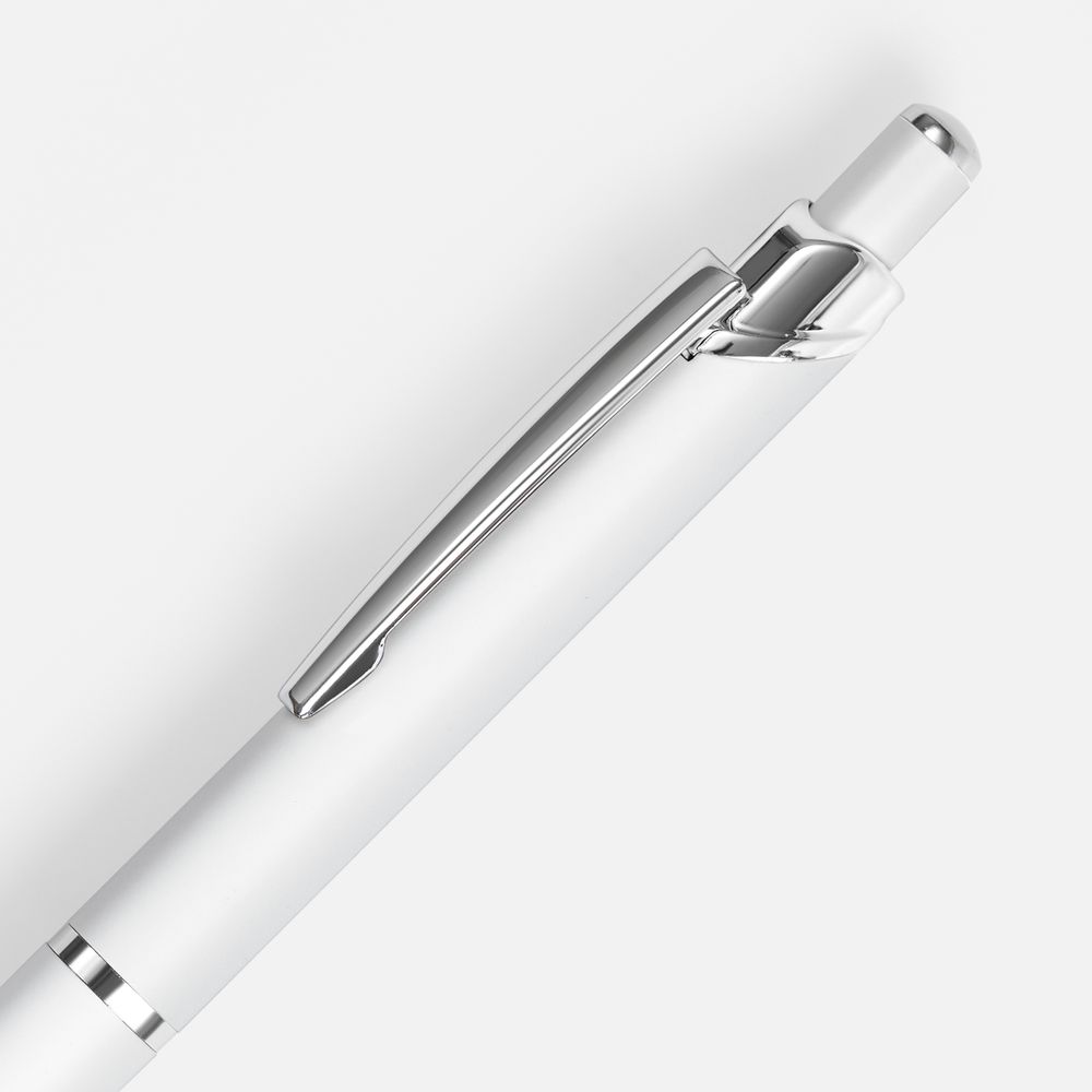 Ручка шариковая Chromos Soft Touch, белая / Миниатюра WWW (1000)