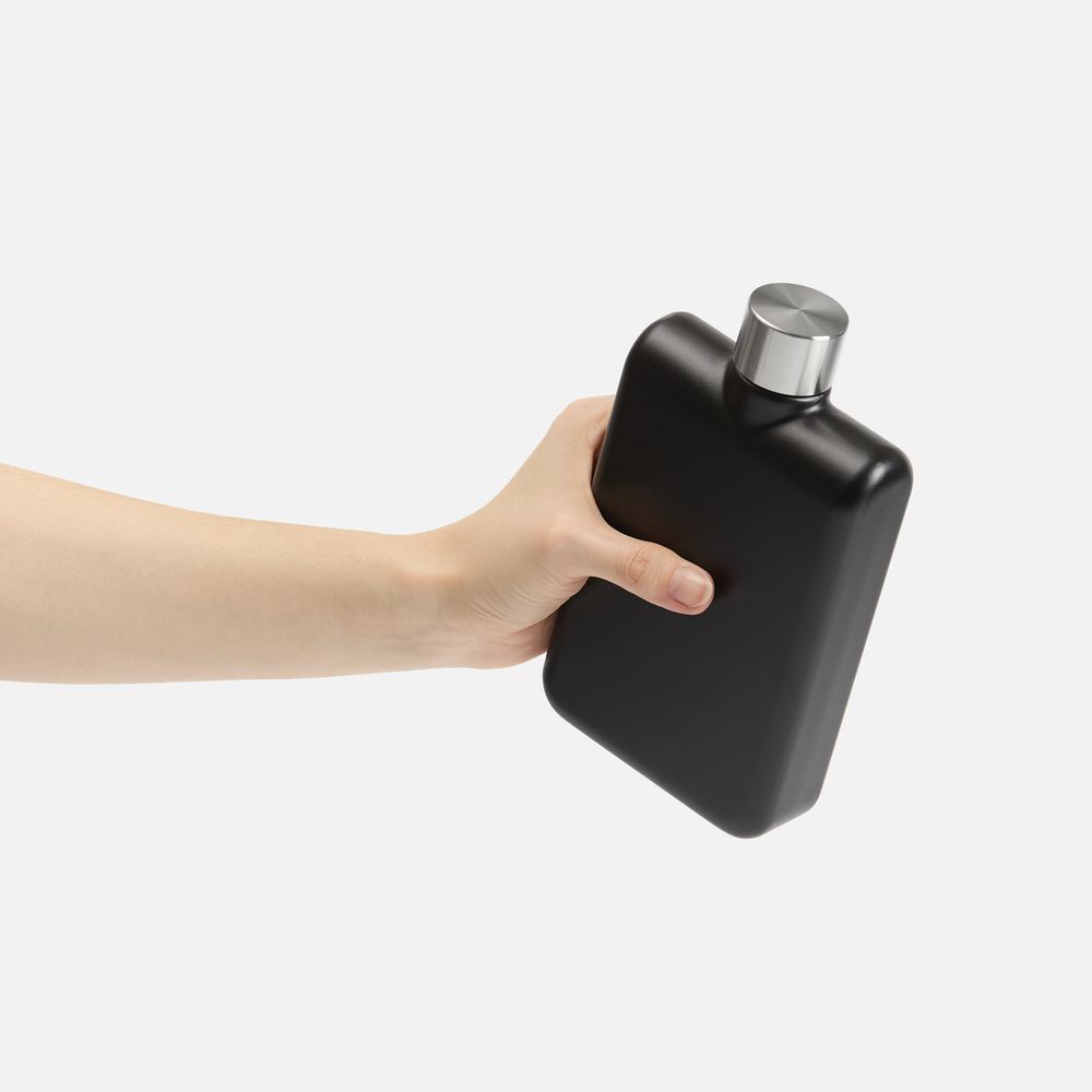 Фляга Midnight Blues, черная / Миниатюра WWW (1000)