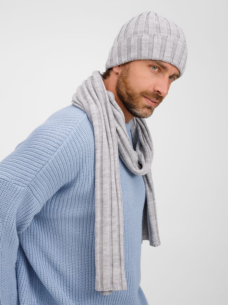 Шарф Metelitsa, серебристо-серый меланж / Миниатюра WWW (1000)