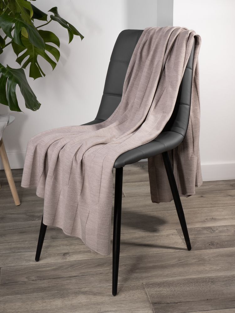 Плед Rombus, бежевый меланж / Миниатюра WWW (1000)