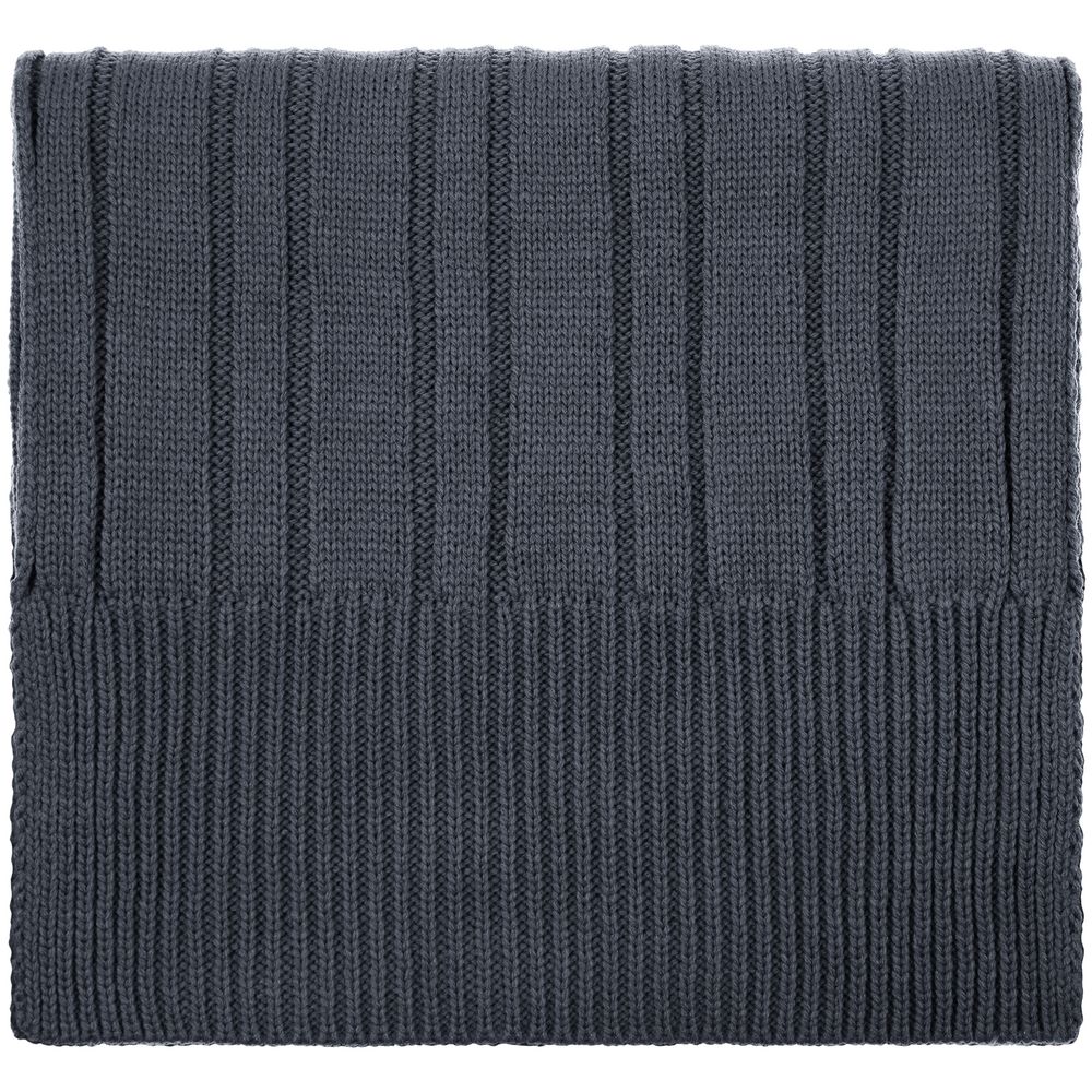 Шарф Knit Beat, серый (графит) / Миниатюра WWW (1000)