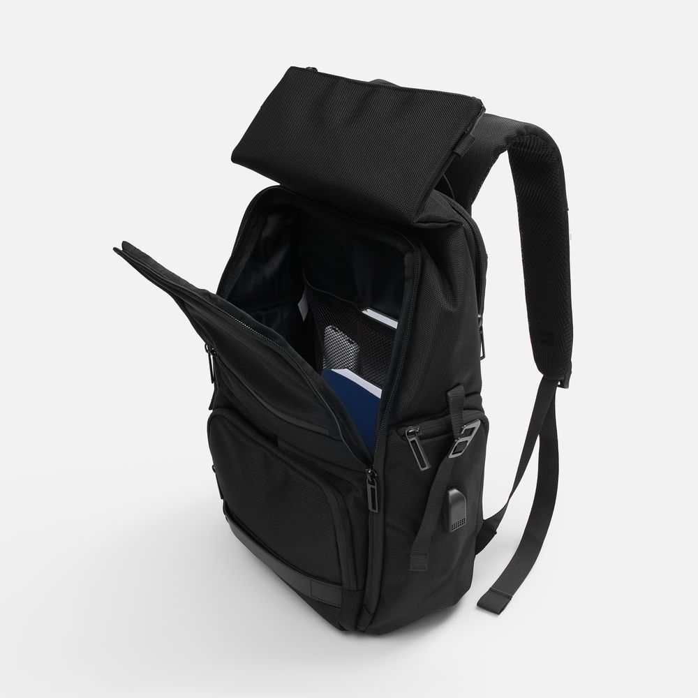 Рюкзак decaPolis, черный / Миниатюра WWW (1000)