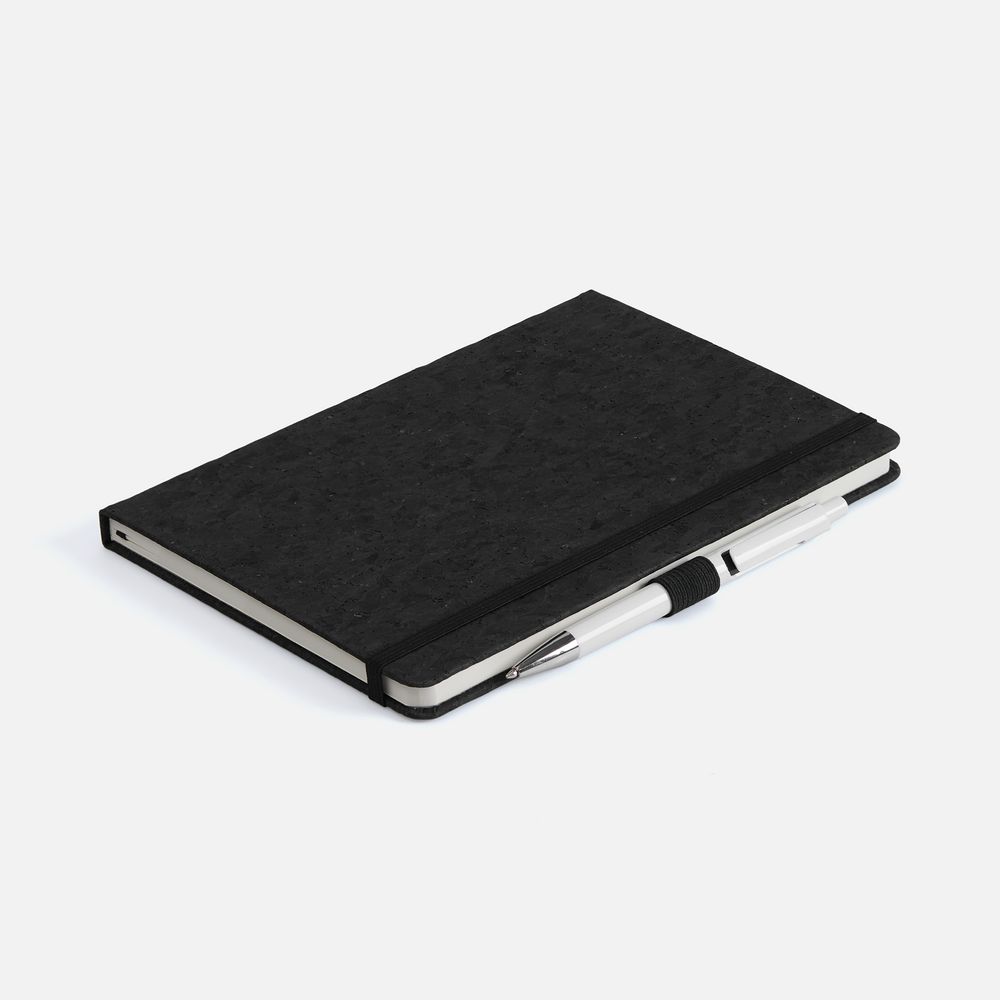 Блокнот Cork County, черный / Миниатюра WWW (1000)