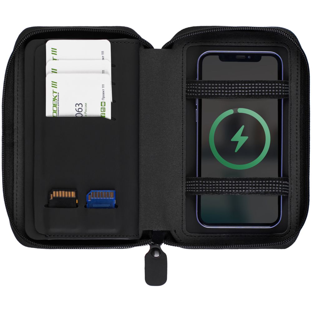 Дорожный органайзер Companion с аккумулятором, черный / Миниатюра WWW (1000)