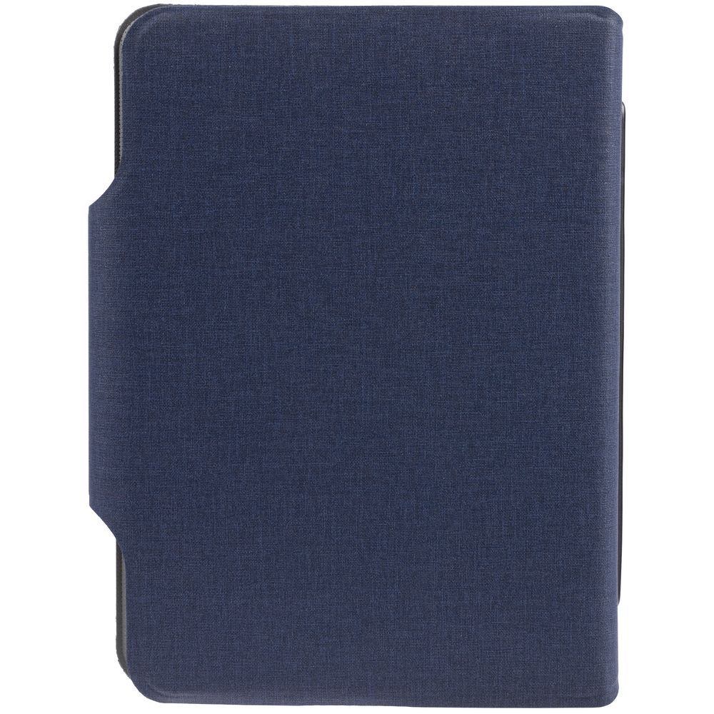 Органайзер с блокнотом и аккумулятором Oiro, синий / Миниатюра WWW (1000)