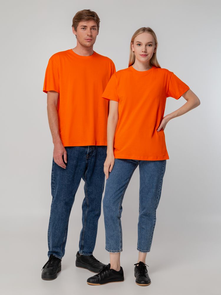 Футболка унисекс T-bolka 140, оранжевая / Миниатюра WWW (1000)