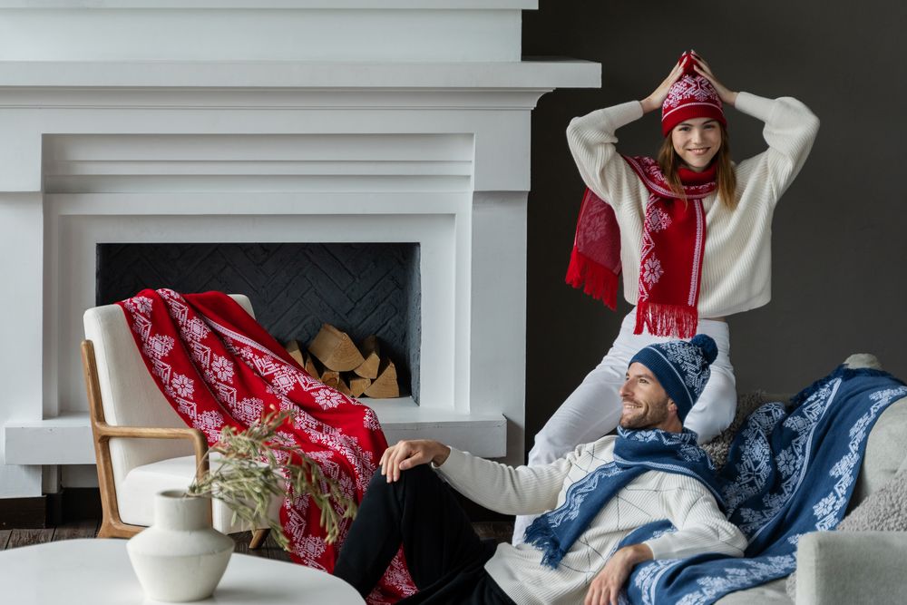 Шапка Onego, синяя (джинс) / Миниатюра WWW (1000)