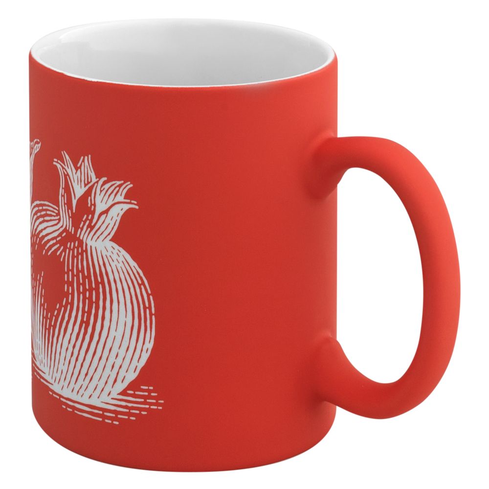 Кружка Grand Granat с покрытием софт-тач, красная / Миниатюра WWW (1000)