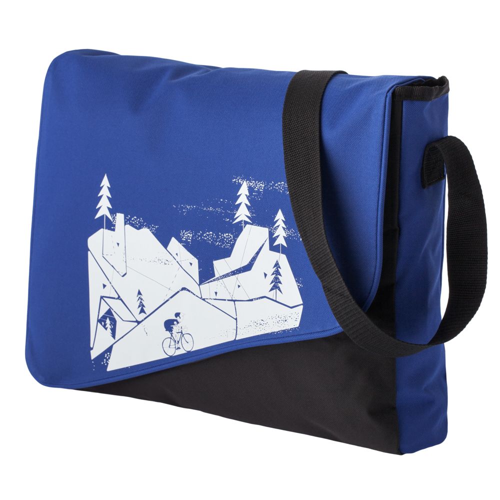 Конференц сумка «Крутой подъем», синяя / Миниатюра WWW (1000)