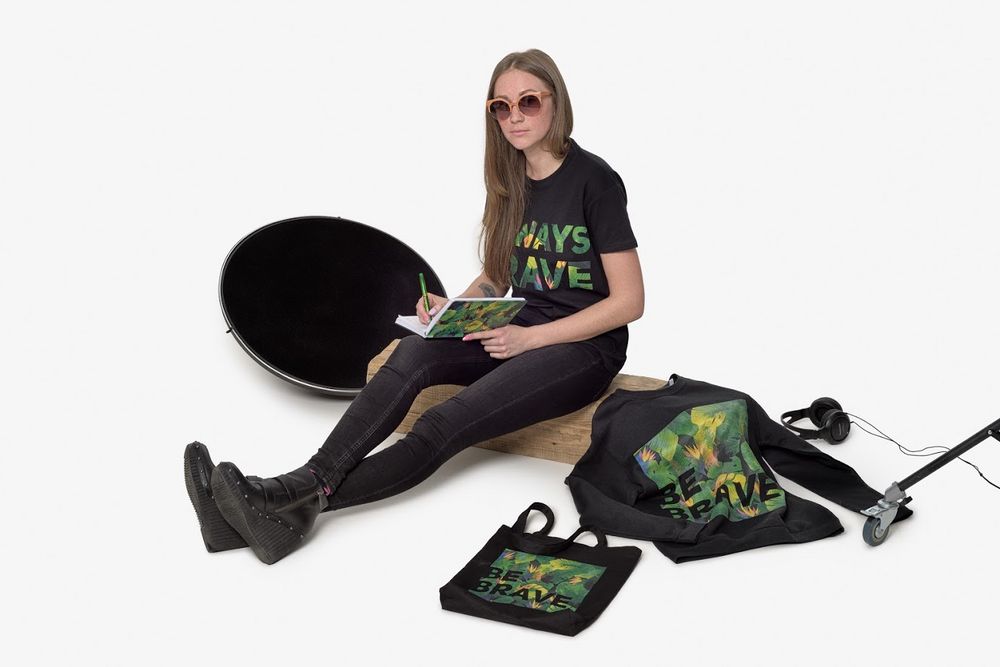 Толстовка «Будь храбрым!» / Миниатюра WWW (1000)