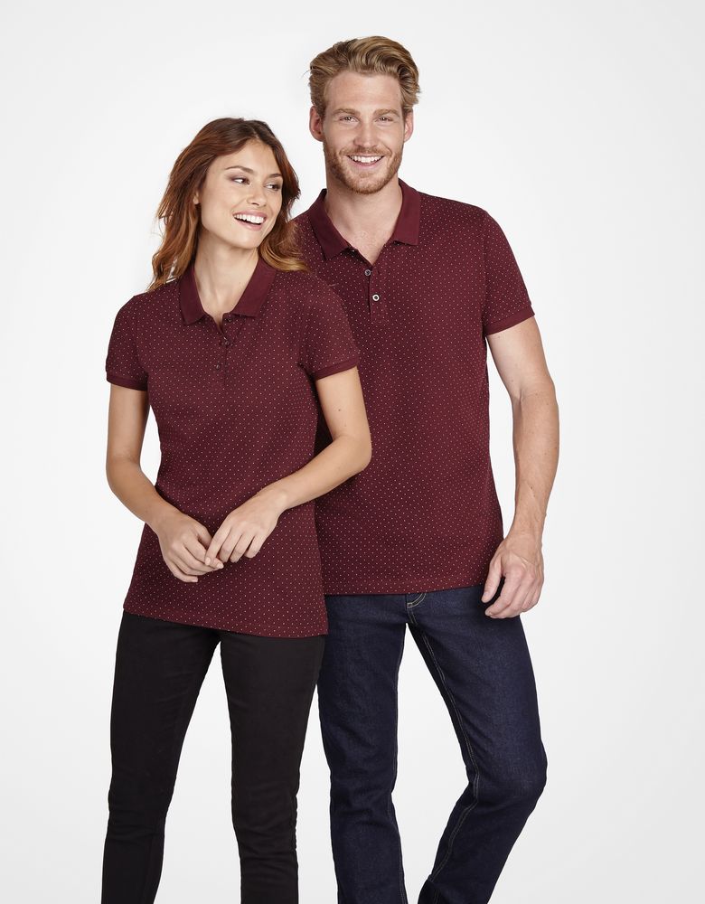 Рубашка поло женская Brandy Women, белая с темно-синим / Миниатюра WWW (1000)