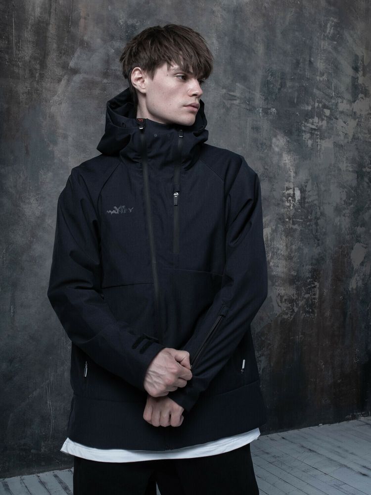 Куртка Warp, черная / Миниатюра WWW (1000)