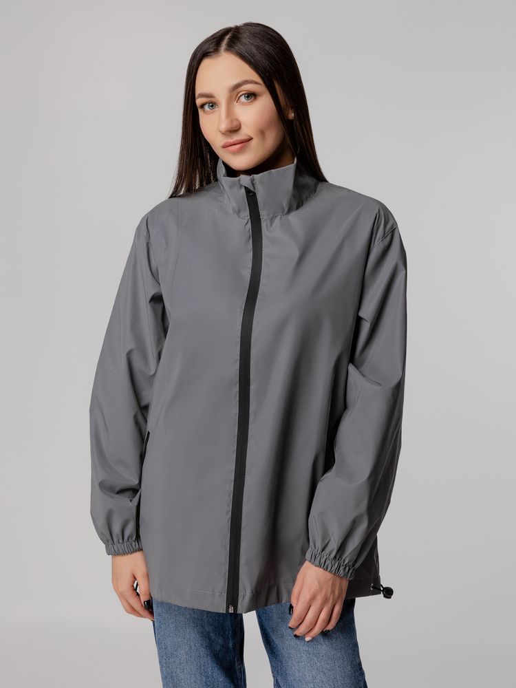 Ветровка Manifest из светоотражающей ткани, серая / Миниатюра WWW (1000)