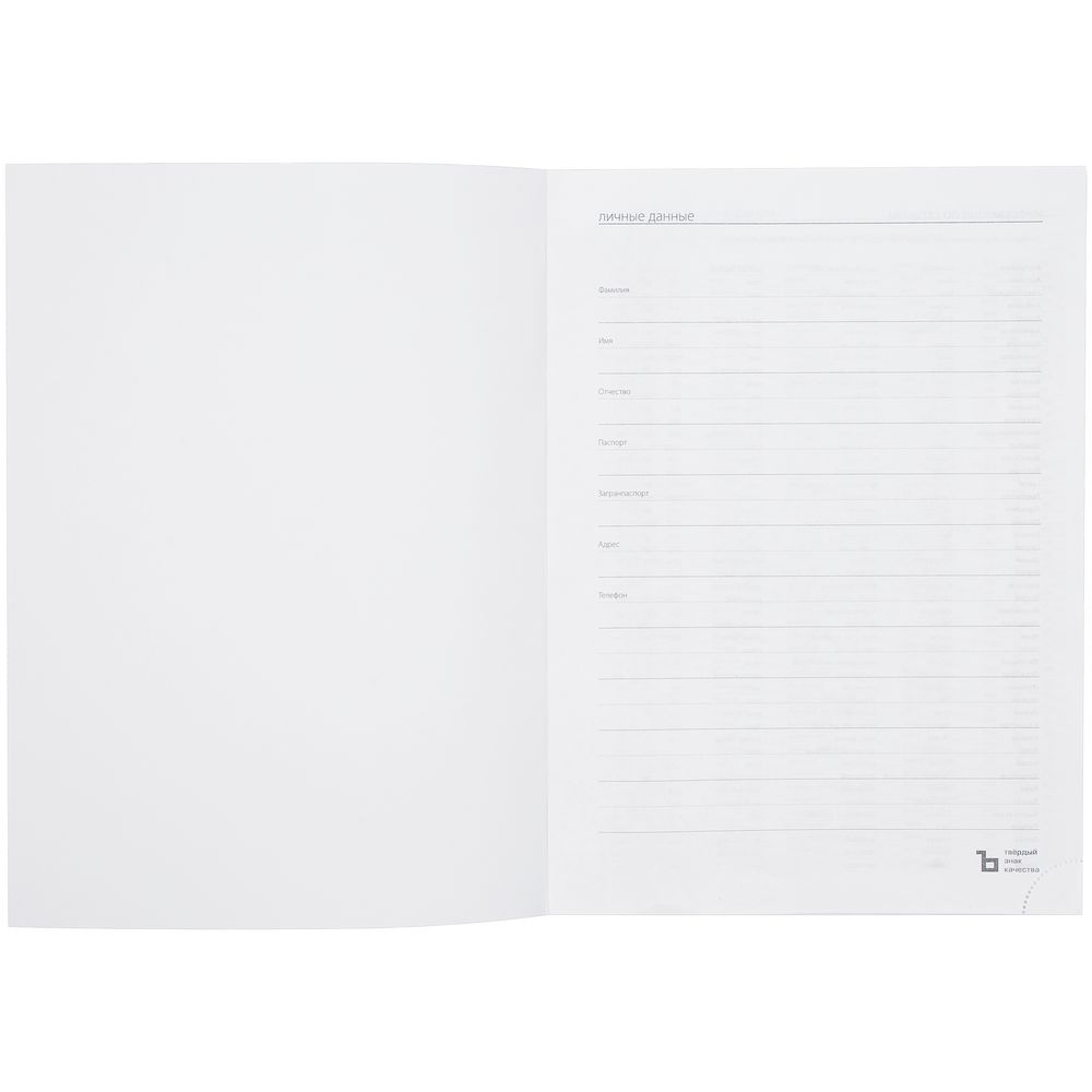 Ежедневник Latte Maxi, недатированный, синий / Миниатюра WWW (1000)