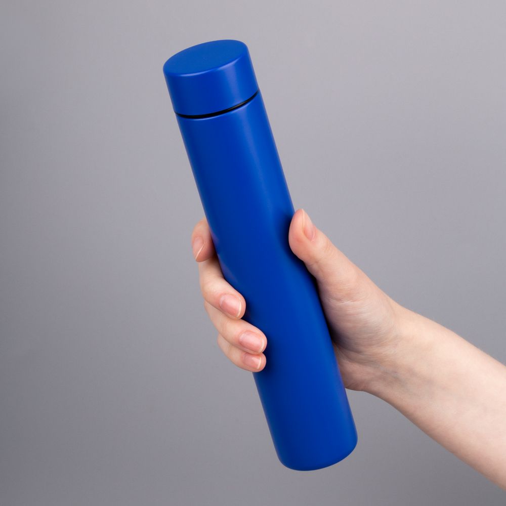 Термобутылка Metropolis, синяя / Миниатюра WWW (1000)