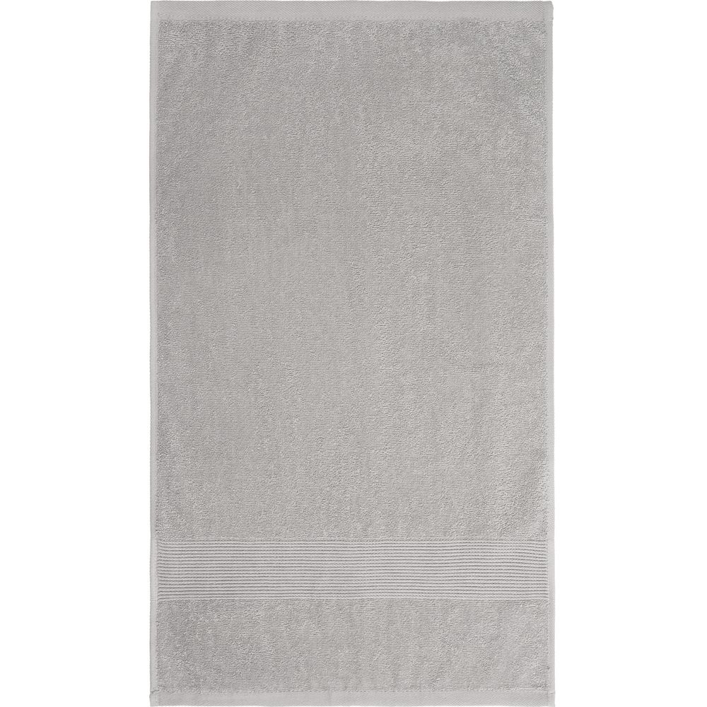 Полотенце махровое «Тиффани», среднее, светло-серое (лунный рок) / Миниатюра WWW (1000)