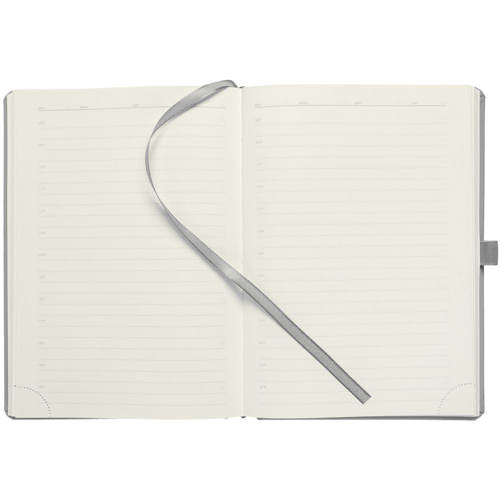 Ежедневник Favor, недатированный, серый / Миниатюра WWW (1000)