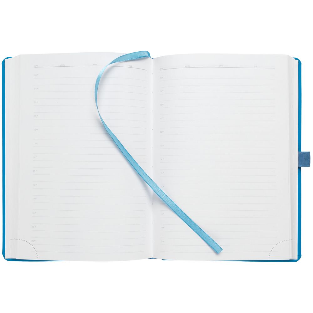 Ежедневник Favor, недатированный, голубой / Миниатюра WWW (1000)