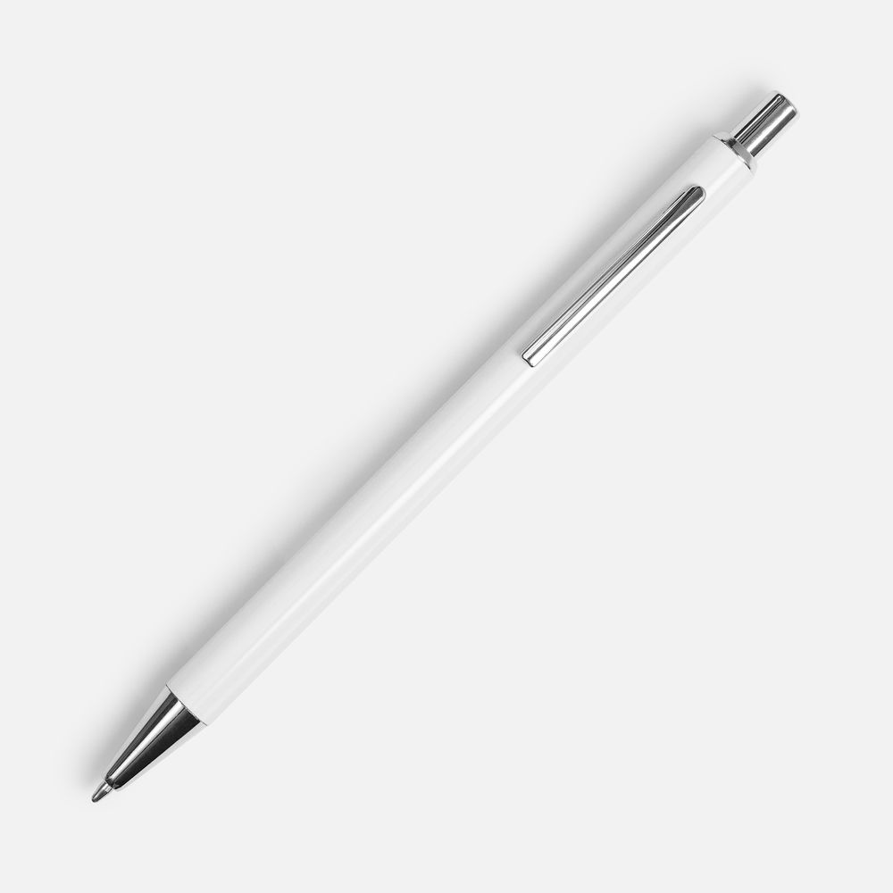 Ручка шариковая Mastermind, белая / Миниатюра WWW (1000)