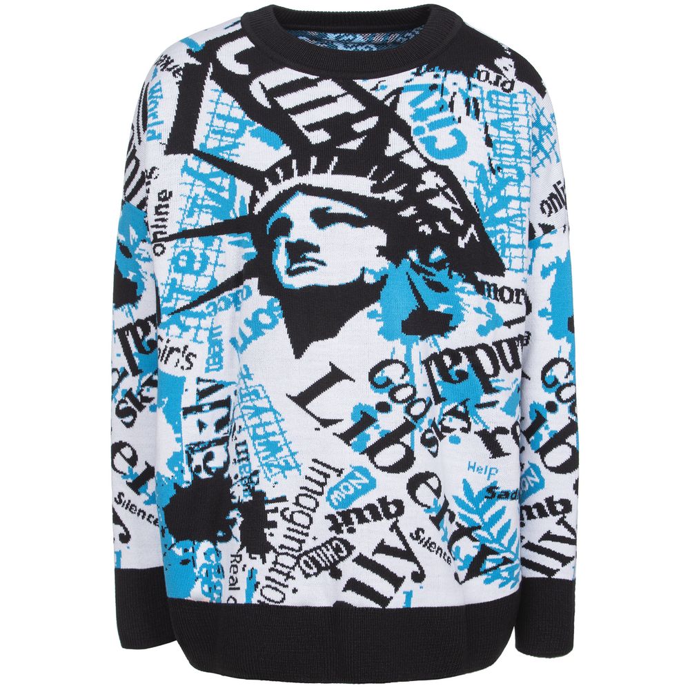 Свитер оверсайз на заказ Tricksy Net, акрил / Миниатюра WWW (1000)