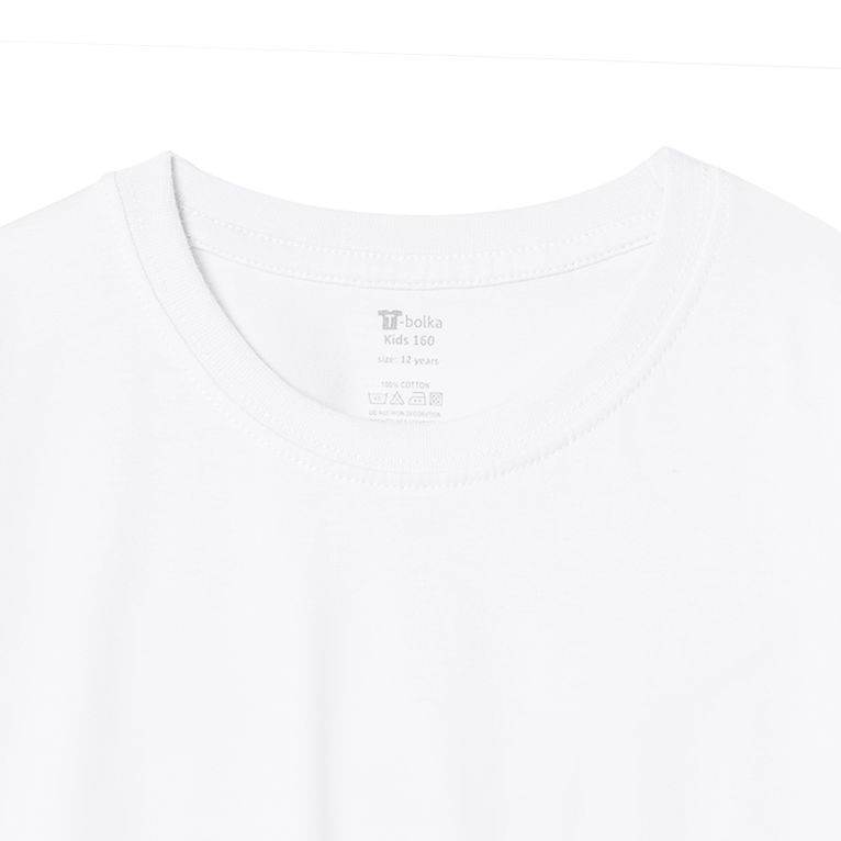 Футболка детская T-Bolka Kids, белая / Миниатюра WWW (1000)
