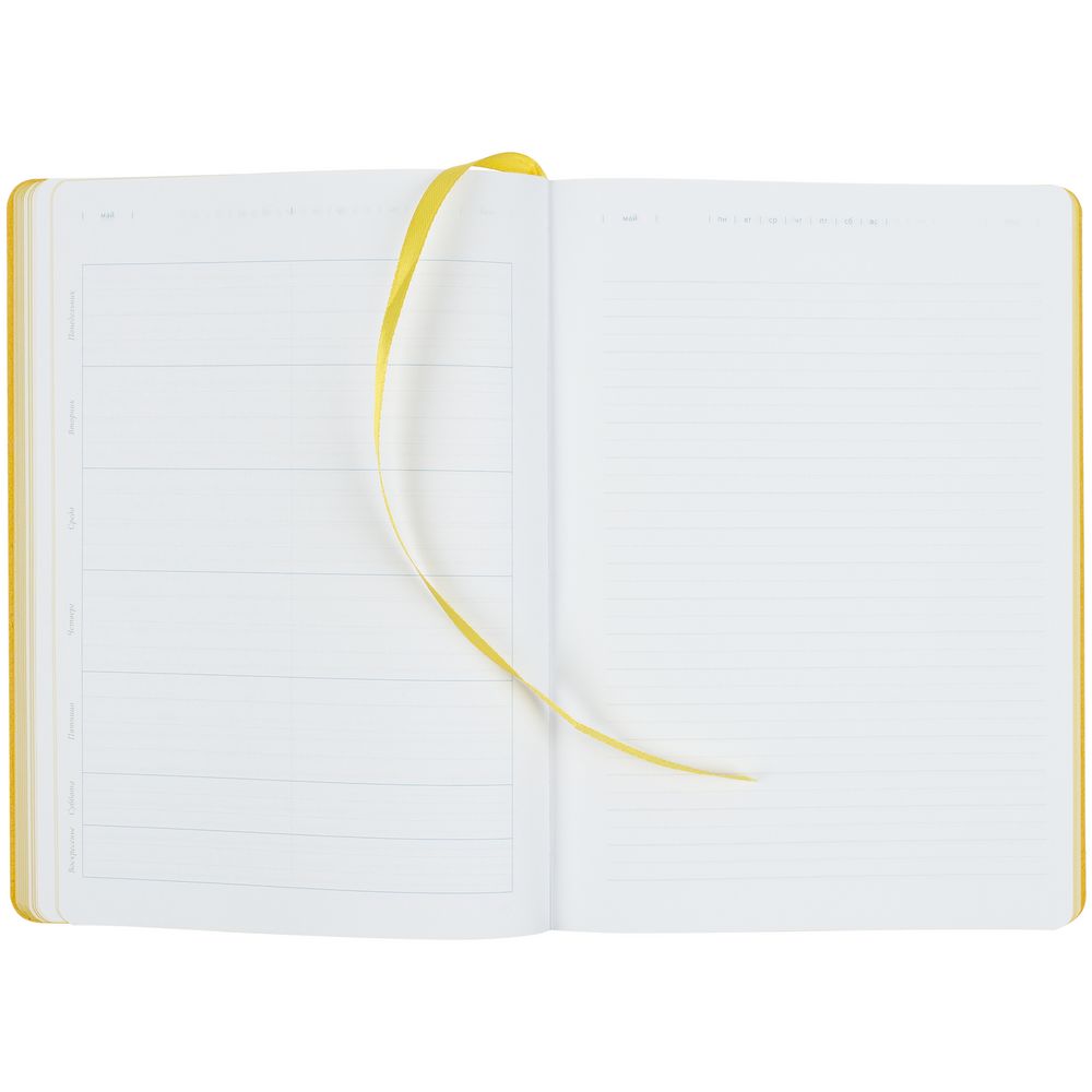 Ежедневник «Управление персоналом», недатированный, черно-желтый / Миниатюра WWW (1000)