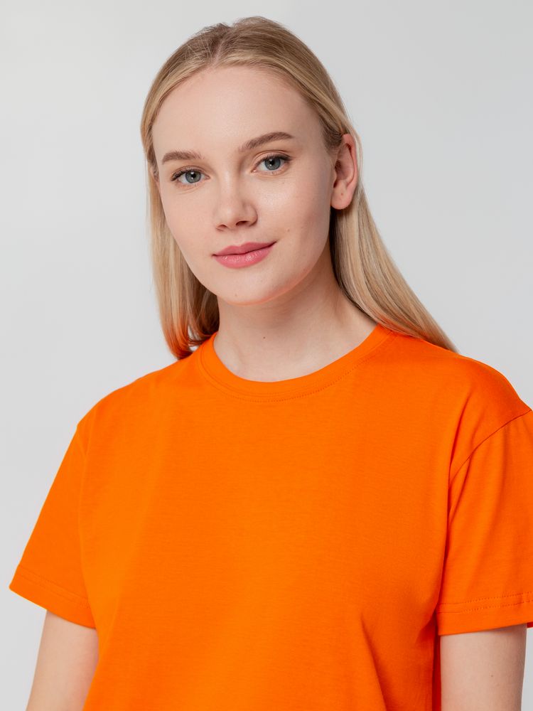 Футболка унисекс T-bolka 140, оранжевая / Миниатюра WWW (1000)