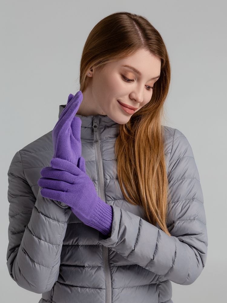 Перчатки Real Talk, сиреневые / Миниатюра WWW (1000)