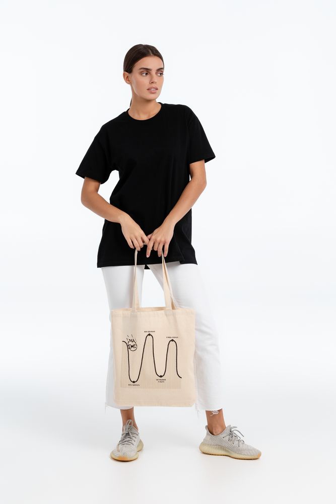 Холщовая сумка «Все плохо», неокрашенная / Миниатюра WWW (1000)