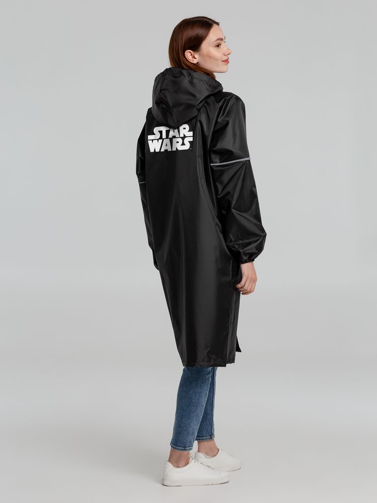 Дождевик со светоотражающими элементами Star Wars, черный / Миниатюра WWW (1000)