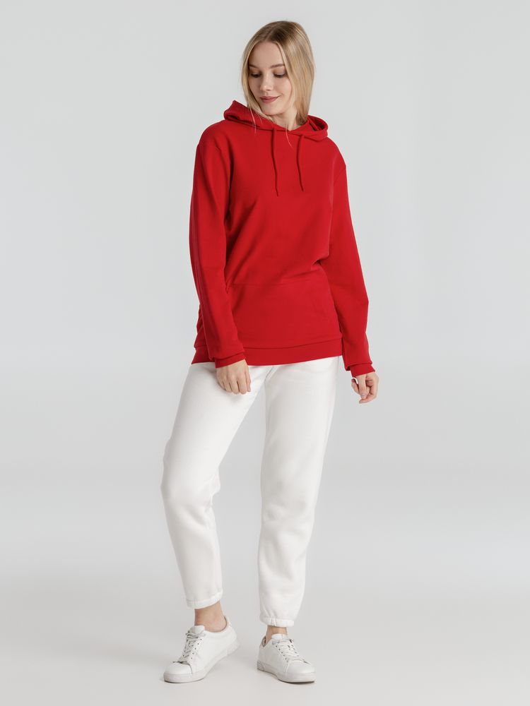 Толстовка с капюшоном унисекс Hoodie, красная / Миниатюра WWW (1000)