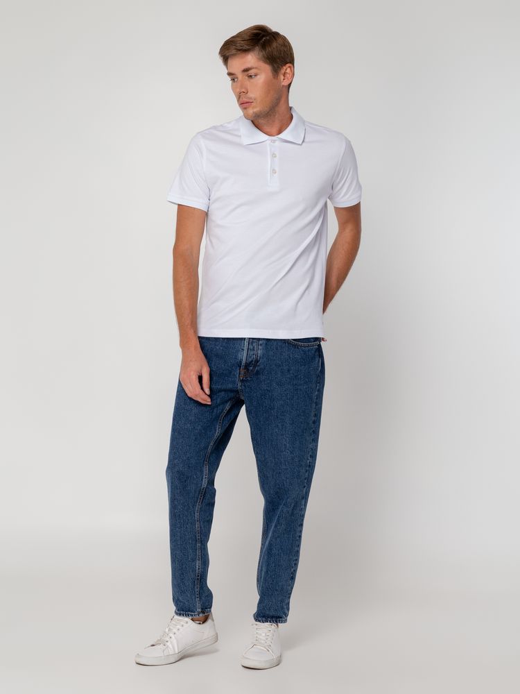 Рубашка поло мужская Virma Stretch, белая / Миниатюра WWW (1000)