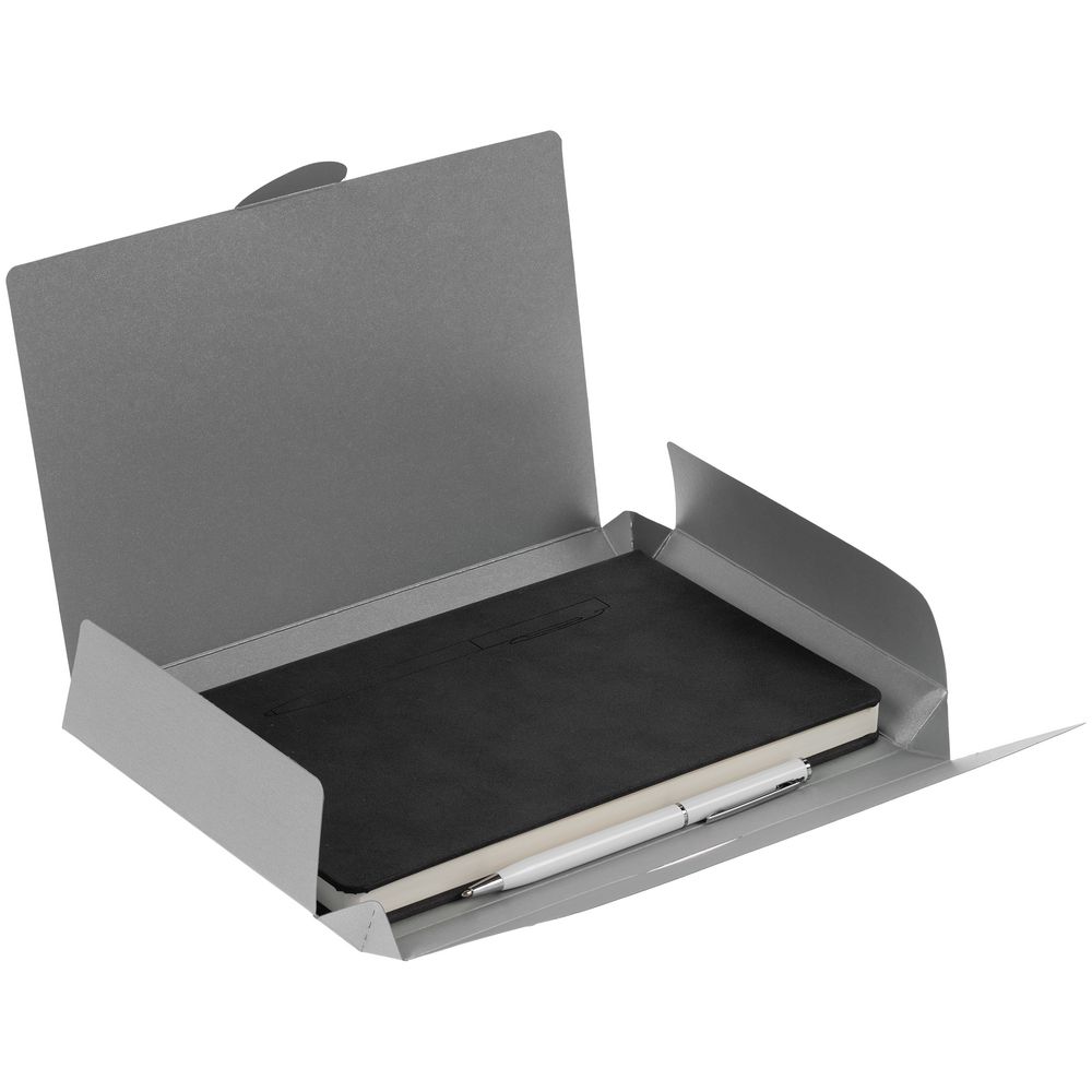 Набор Magnet Chrome с блокнотом, белый / Миниатюра WWW (1000)