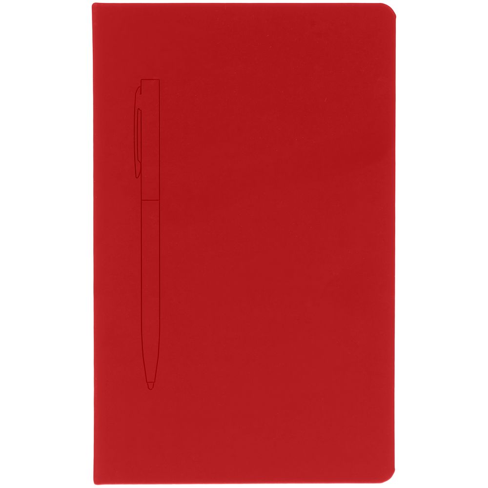 Ежедневник Magnet Shall с ручкой, красный / Миниатюра WWW (1000)