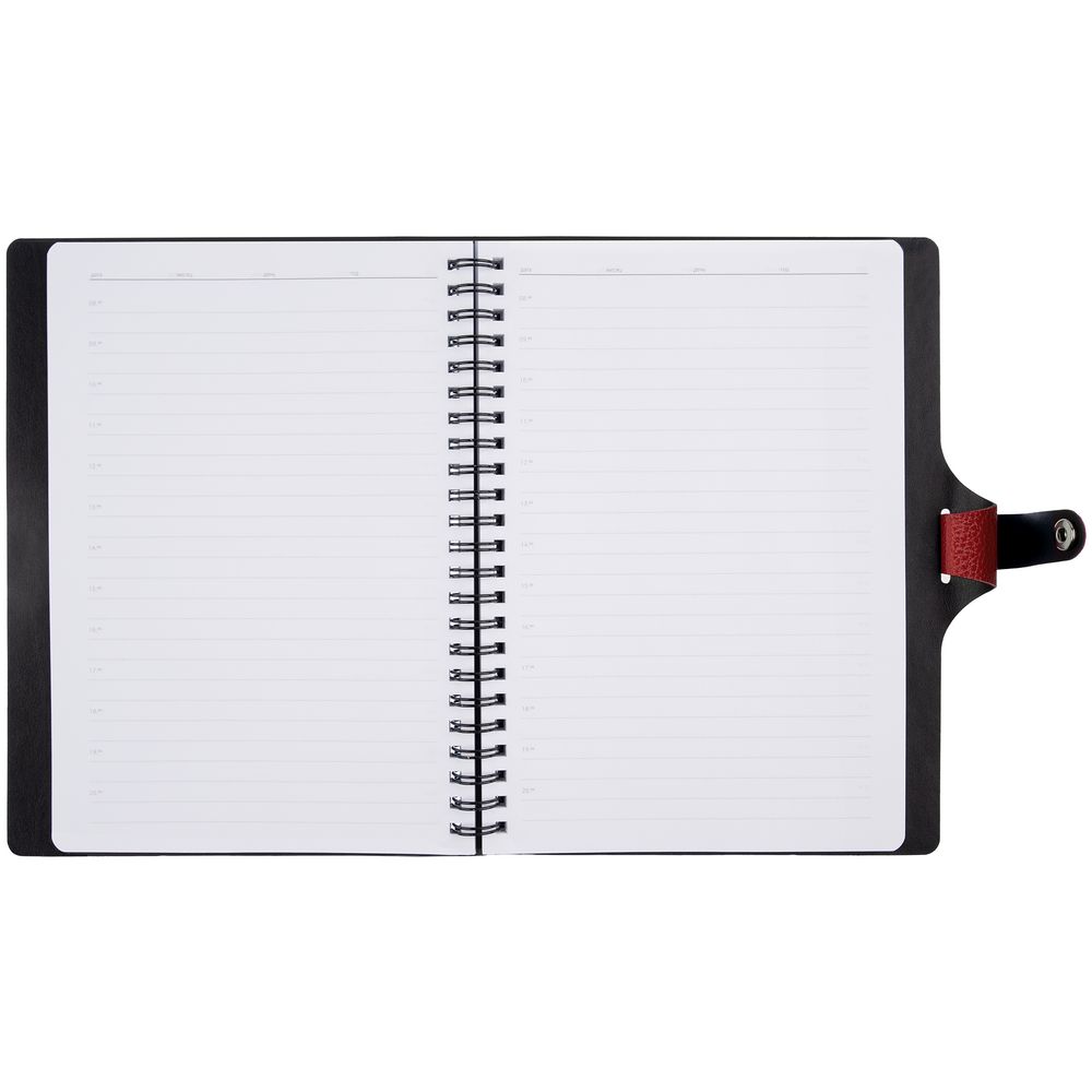 Ежедневник Strep Front, недатированный, красный / Миниатюра WWW (1000)