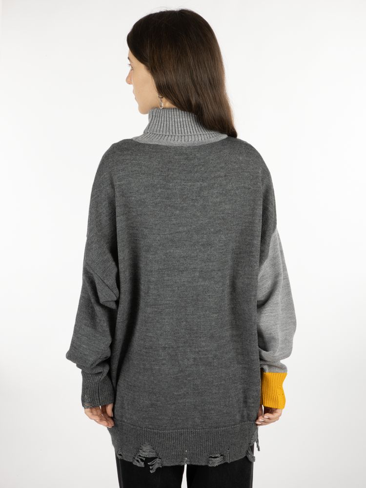 Свитер оверсайз Tricksy Net Grange на заказ, полушерсть / Миниатюра WWW (1000)