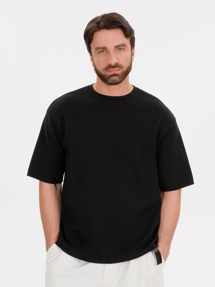 Джемпер с коротким рукавом Siluetti Volumica, черный / Миниатюра WWW (1000)