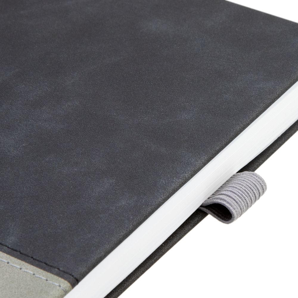 Ежедневник Horizon, недатированный, серый с черным / Миниатюра WWW (1000)