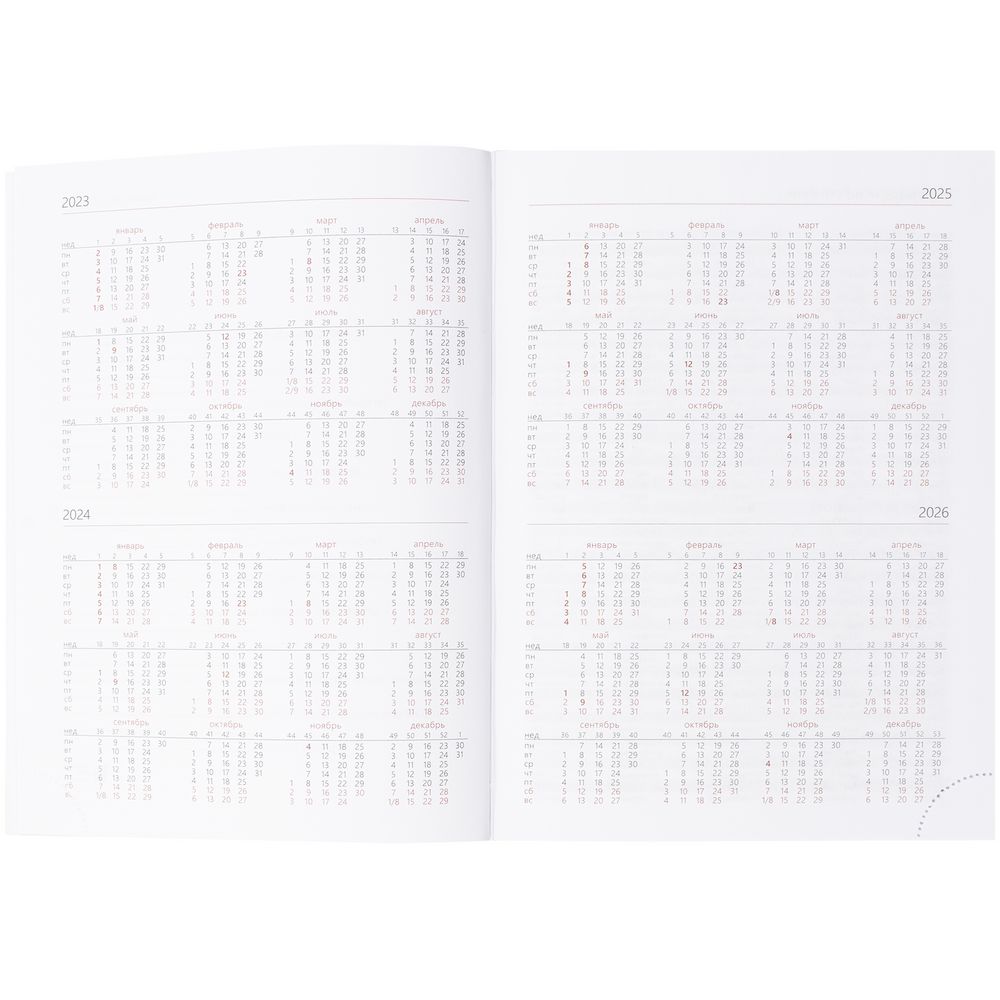 Ежедневник Nebraska, недатированный, зеленый / Миниатюра WWW (1000)