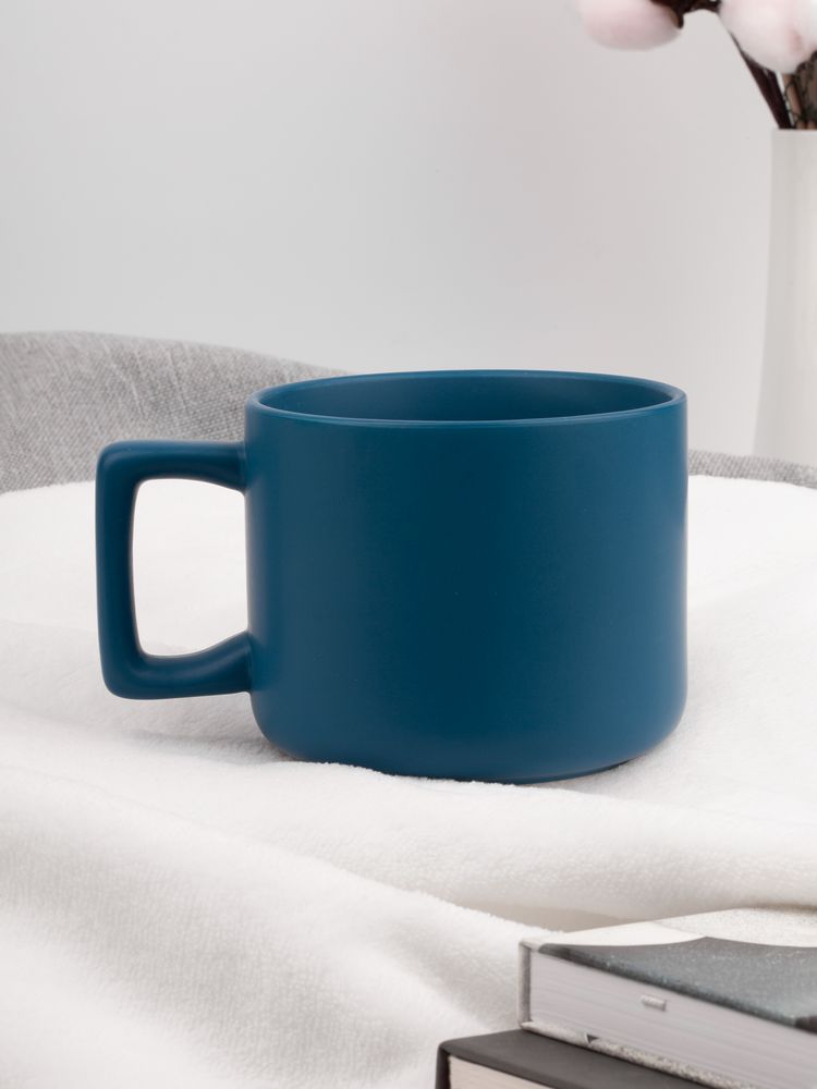 Чашка Jumbo в коробке матовая, морская волна / Миниатюра имиджевого (1000)