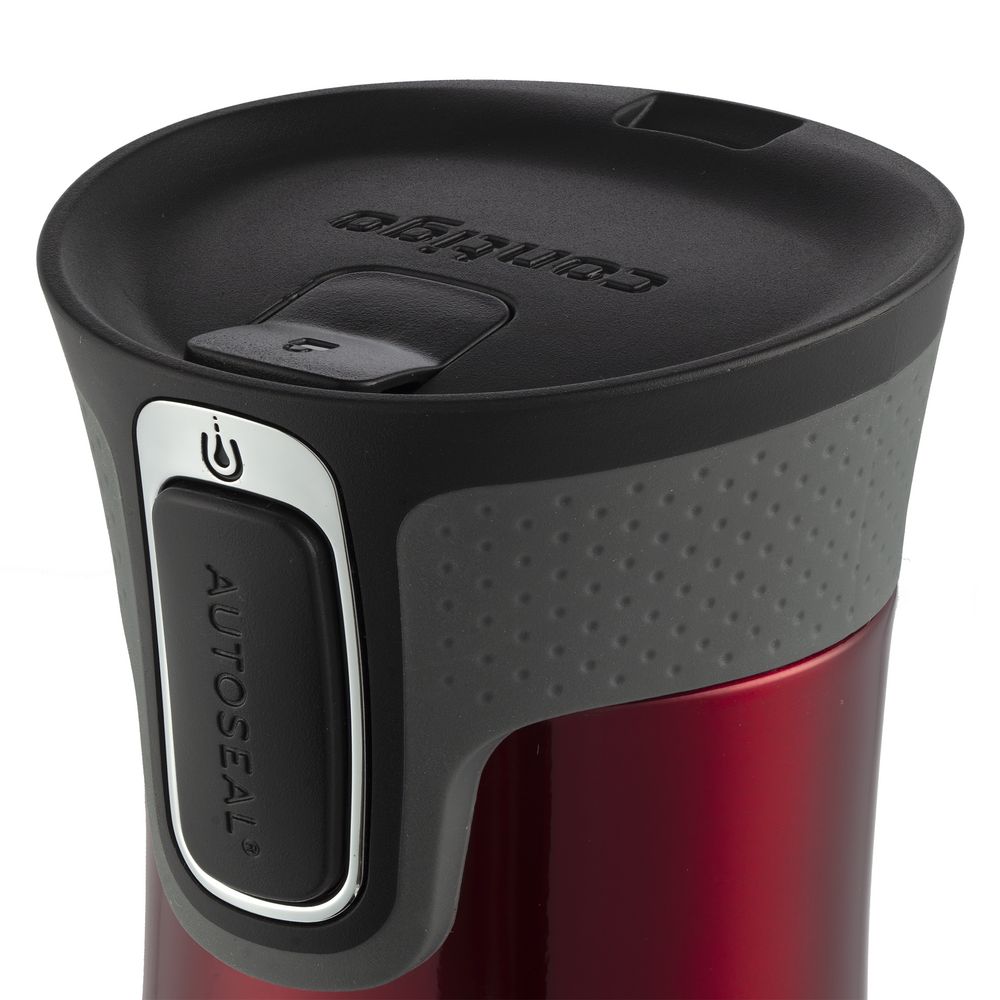 Термостакан Contigo West Loop, вакуумный, красный / Миниатюра WWW (1000)