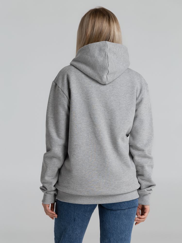 Толстовка на молнии с капюшоном Siverga 2.0 Heavy, серый меланж / Миниатюра WWW (1000)