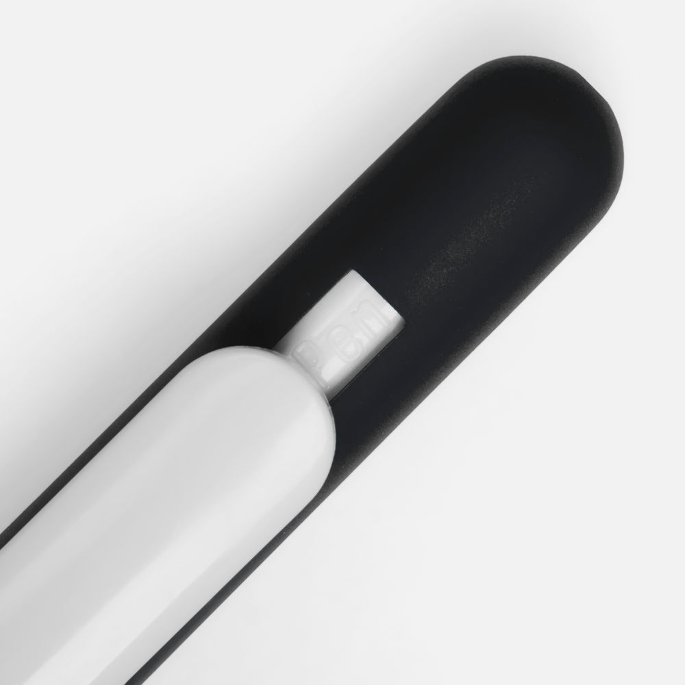 Ручка шариковая Swiper Soft Touch, черная с белым / Миниатюра WWW (1000)